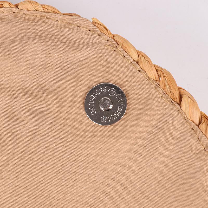 Женский плетеный клатч и кошелек для монет ручной работы из соломы и кукурузных листьев - Повседневная плетеная пляжная сумка