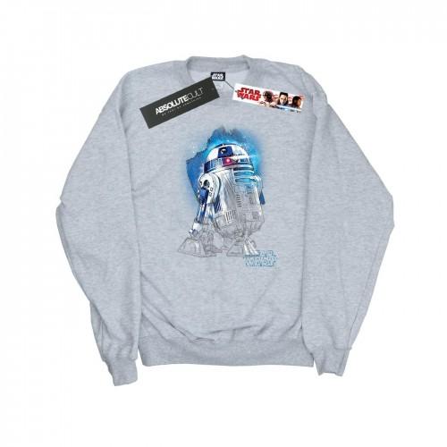 Star Wars Mens The Last Jedi R2-D2 Brushed Sweatshirt
