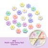 1BOX Colorful Nail Charms 3D Flower Bowknot Leaf Butterfly Mixed Nail Jewelry Kit DIY Nail Art Decoration Nails Accessories