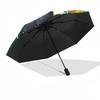 Pixel Art Character Automatic Opening and Closing, 8 rib Structure Portable Umbrella, Suitable for Men and Women in All Seasons  Perfect Gif