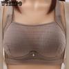 Large Size Thin Anti Sagging Anti Slip Breast Anti Glare Strapless Bra No Steel Ring Comfortable Gathering Women's Bra