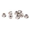 8PCS Metal M4 Wheel Lock Nut Flange Nylon Lock Nuts for Arrma Typhon 110 RC Car PartsSilver