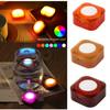 Портативный цветной светильник RGB, водонепроницаемый светильник, зарядка через USB, красочные атмосферные огни, мини-ночник, светильник для спальни, светодиодный шкаф