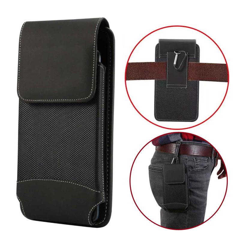 Phone Case For Xiaomi 14T Pro Oxford Leather Belt Clip Holster Waist Bag For Xiaomi Mi 14 T 13T 12T 11T 10T Pro Universal Pouch