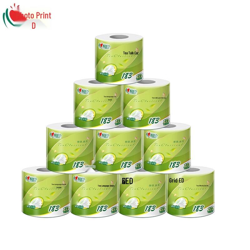 Xinxiangyin Tea Language Classic 4-Ply Household Toilet Paper