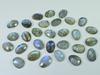 10X14MM натуральный лабрадорит огранка шахматная овальная кабошон драгоценный камень 29 шт лот LM-1211