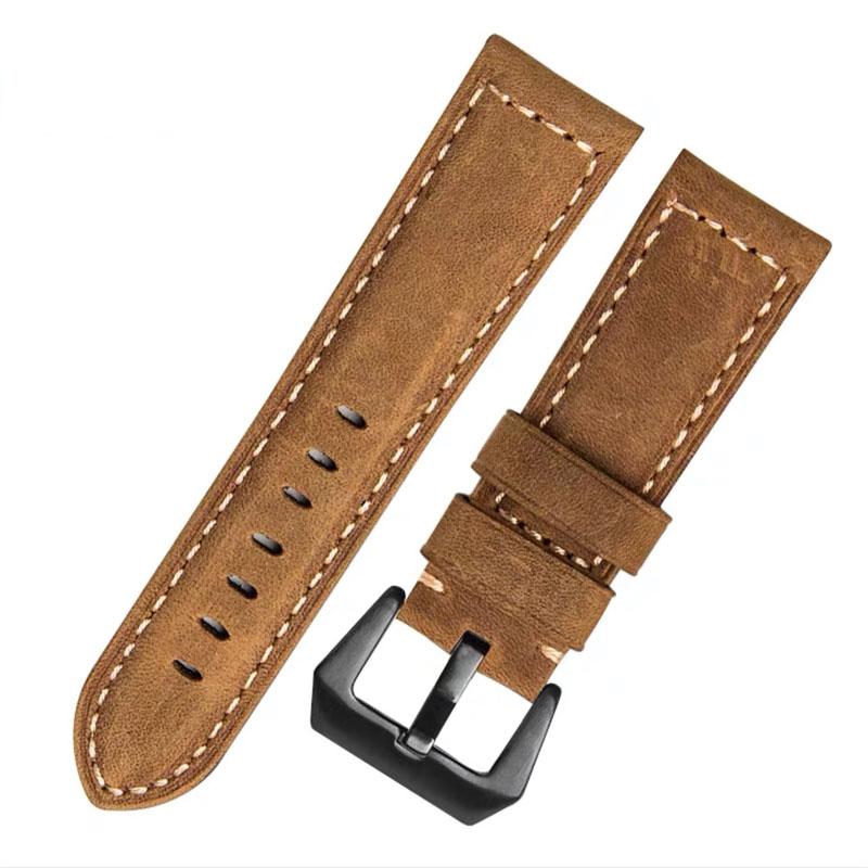 Genuine Leather Strap for HONOR Watch GS 3i Pro Band for MagicWatch 2 46mm 42mm ES Vintage Cowhide Watchband