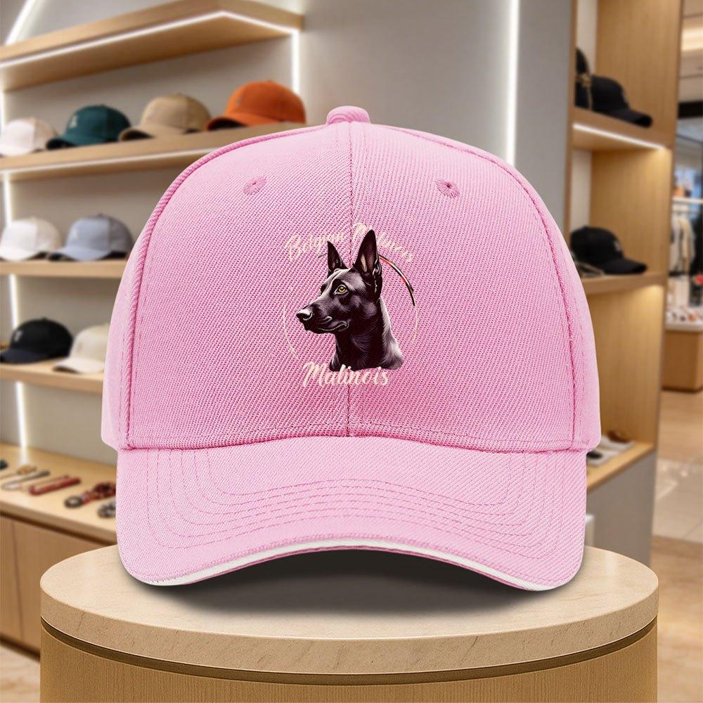 pc Belgian Malinois Dog Sandwich Baseball Cap Lightweight Printed Craft Unisex Hat Retro Sports Enthusiast UnisexS Trendy Cap