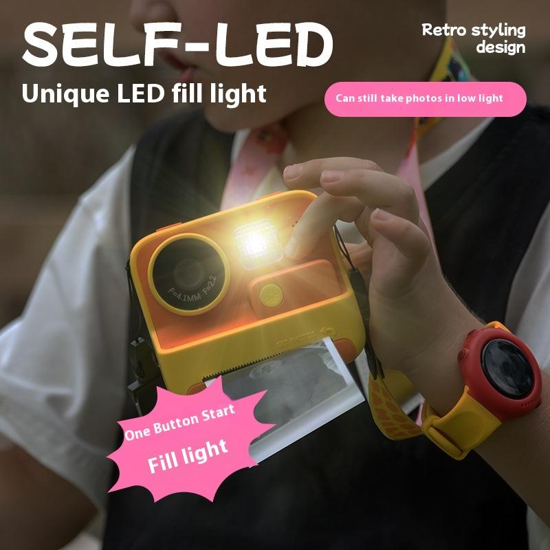 Новая цифровая камера для мгновенной печати фотографий в HD, для путешествий на открытом воздухе, для видеосъемки, снимай и получай, цветная камера для цветной печати на термобумаге