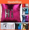 Diy Sequin Reversible Glitter Sofa Cushion Cover Pillow Case Double Color Gift