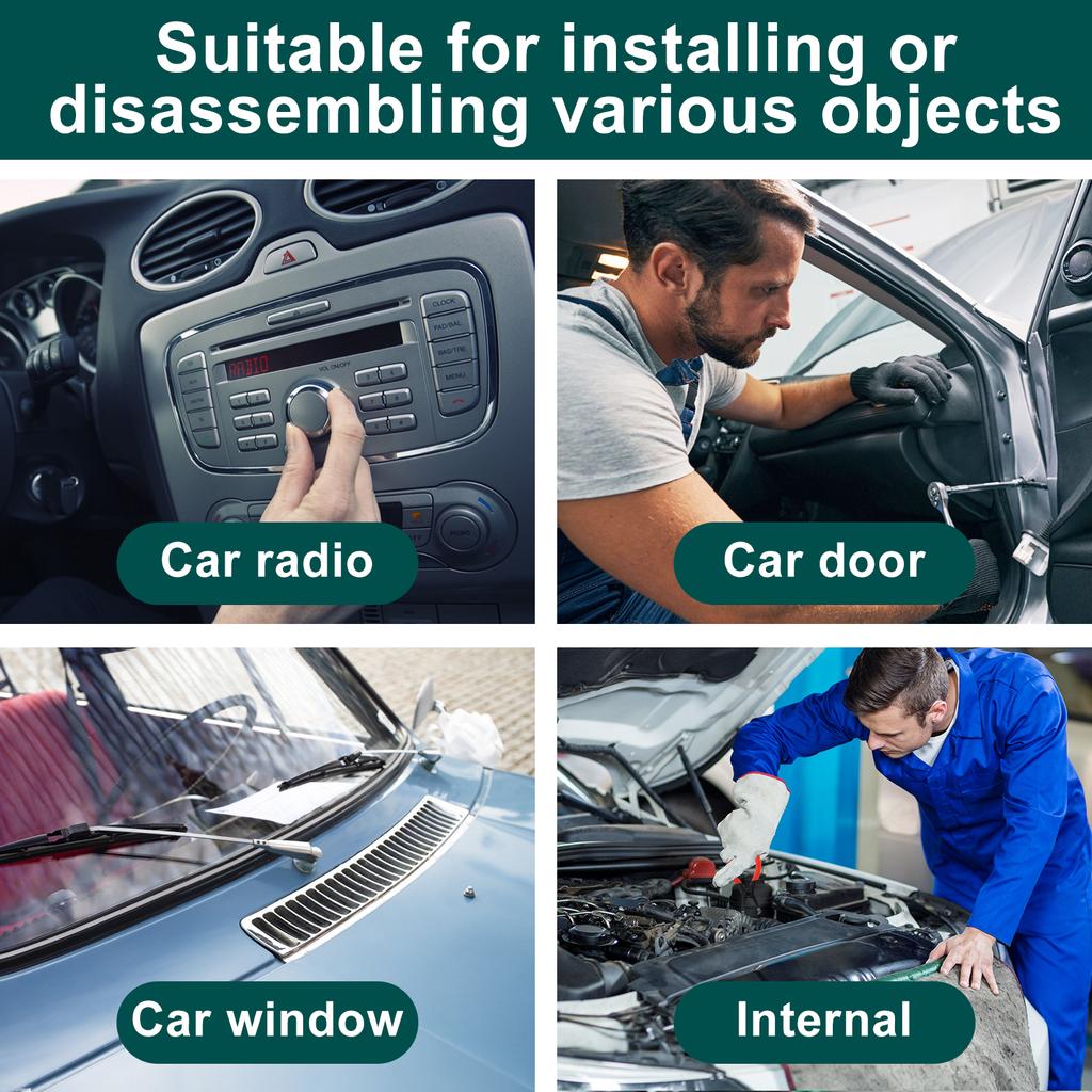 3Pcs Body Clip Pliers Set 30 and 80 Degree Push Pin Pliers V Shaped Panel Clip Removal Pliers Automobile Trim Clip Removal Tool