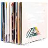 Decoration Free-standing Clear Album Record Holder Display Stand Vinyl LP Rack Storage Organzier