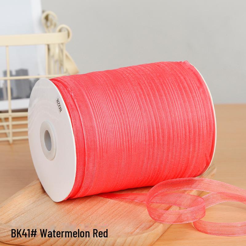 1 см прозрачная снежная пряжа лента для аксессуаров для волос и подарочных пакетов