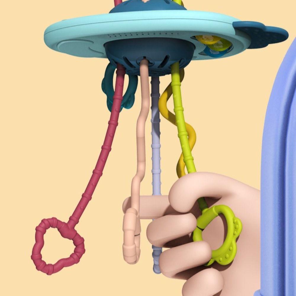 Carrot Baby Pull String Toy Develops Cognitive Crab Montessori Sensory Toys Gifts