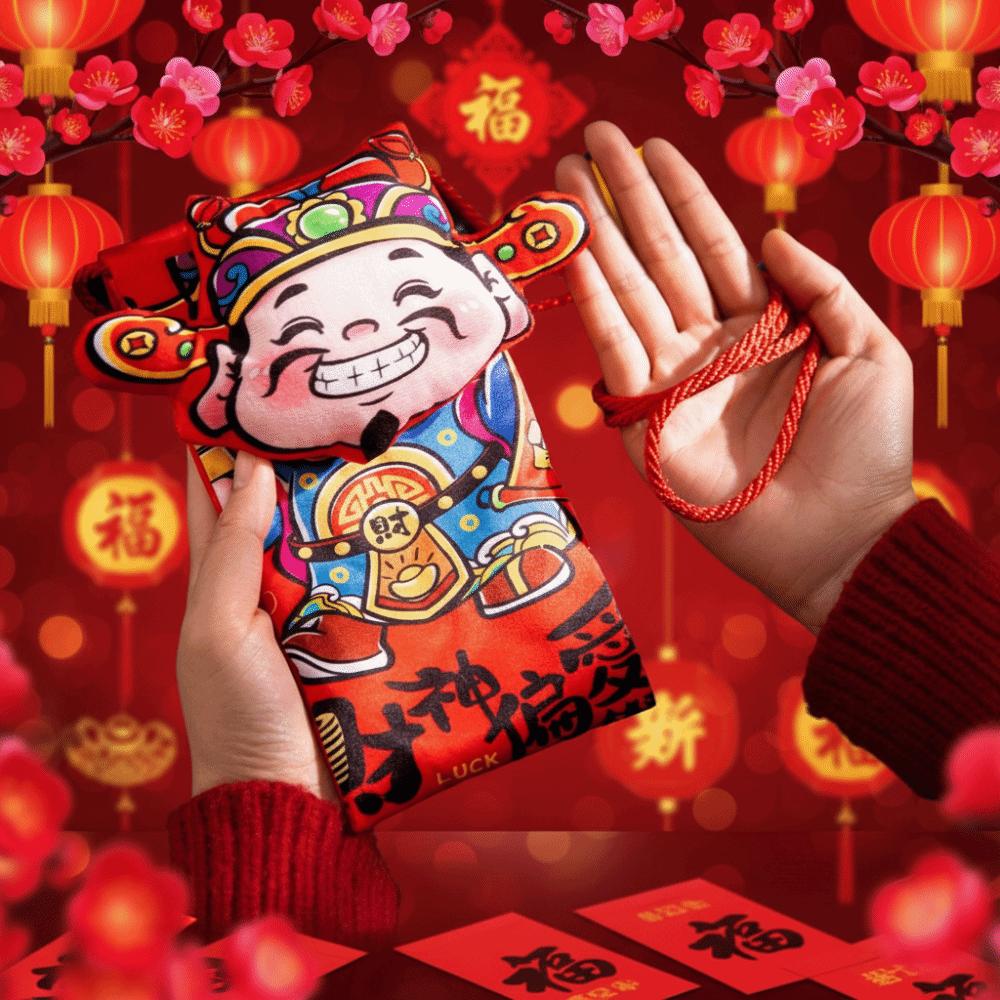Cartoon Red Envelope Bag Traditional Bless Fortune Pocket Cute Hongbao Children's Use