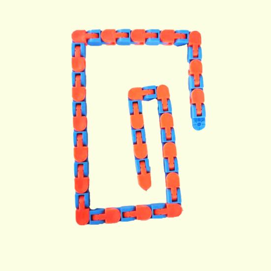 Wacky Tracks Snap Stress Relief Practical Ability Party Favors Assorted Colors Click Fidget Toys for Relax