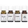 Relaxation Kit, Soothing Pure Essential Oils, 4 Bottles, 0.25 Fl Oz (7.4 Ml) Each