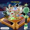 Solar Crystal Lotus Car Perfume Aromatherapy Ornament – Long-lasting Interior Decoration for Men