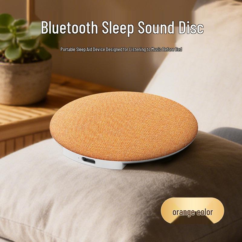 Wireless Under-Pillow White Noise Speaker - Portable Mini Bedside Sound Disc