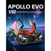 Симуляция 1/32 Apollo EVO Гальванизированная Сплавная Модель Автомобиля Разноцветные Спортивные Автомобили Украшения Звук и Свет Оттяжка Детские Игрушки