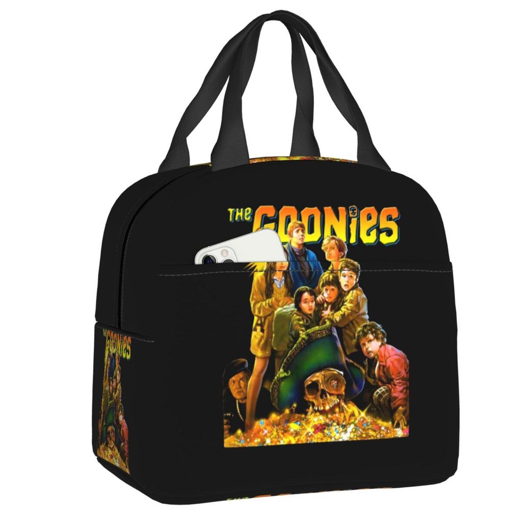 Индивидуальные термосумки для ланча The Goonies Never Say Die для работы, школы, с изображением фильма ужасов и приключений, многоразовый термоконтейнер, бенто-бокс