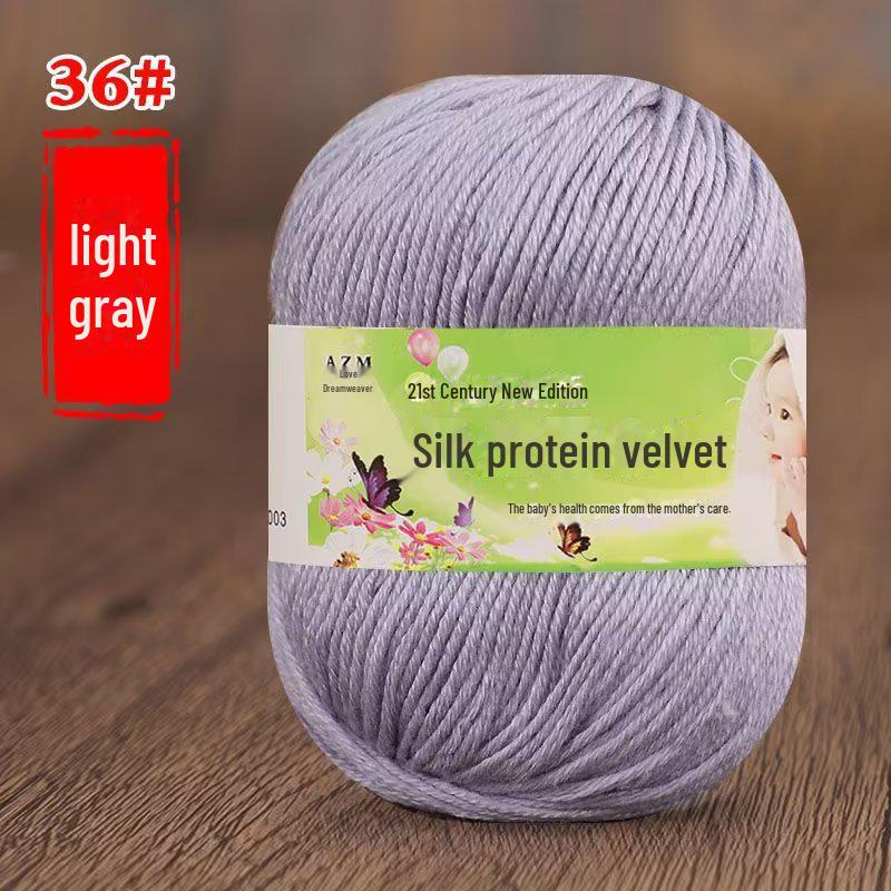 Детская пряжа из 6 нитей для ручной вязки свитеров, кукол, шарфов, тапочек.. Акриловый материал.