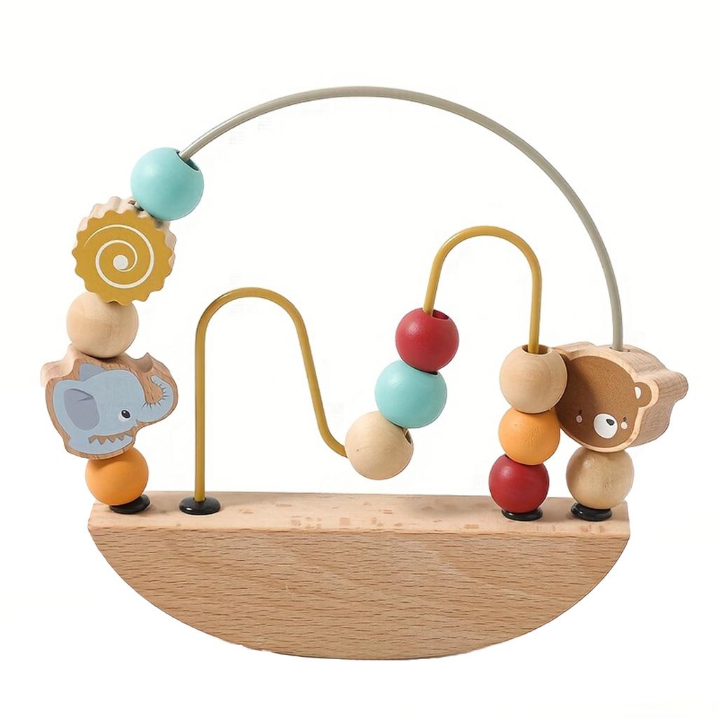 Educational Beaded Toys, Fine Motor Skills, Coordination, Counting And Shape Learning, Hand Eye Coordination Educational Toys