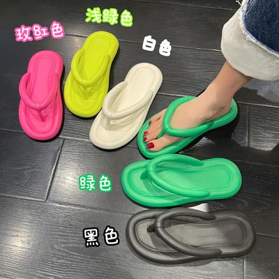 Новые шлепанцы женские носят пляж приморские сандалии на плоской подошве тапочки женские