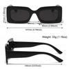Retro Candy Color Y2K Sun Glasses Sunglasses for Women Men Vintage Shades Rectangle Sunglasses