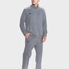 Under Armour Трикотажная куртка с логотипом и спортивные брюки, повседневный спортивный комплект, мужские комплекты, серый цвет 23600304-014+23600704-014