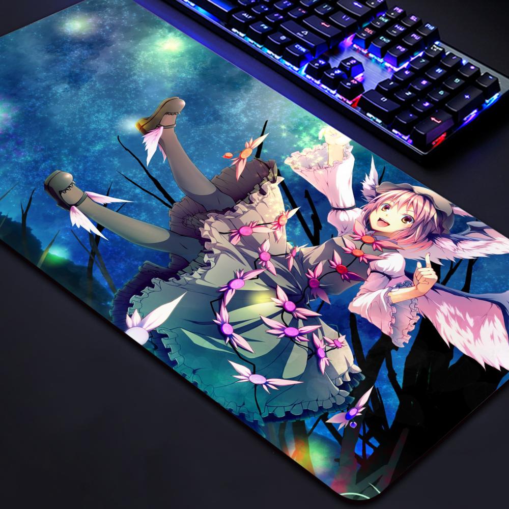 Mouse Pad NonSlip Rubber Edge locking mousepads Game play mats Cute management Touhou Mystias Izakaya for notebook PC computer