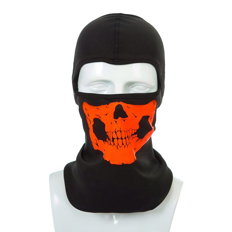 Cycling Windshield Skull Mask Windproof Warm Breathable Moisture Wicking Reflective Hoods