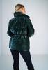 Women' Quilted Jacket - Shiny Women' Jacket - Green M933 Size /