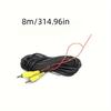 1mdc/6m/8m/10m/15m/20m Car Rear View Camera Video Extension Cable Auto RCA AV Cable Wire Harness