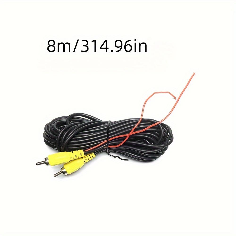 1mdc/6m/8m/10m/15m/20m Car Rear View Camera Video Extension Cable Auto RCA AV Cable Wire Harness