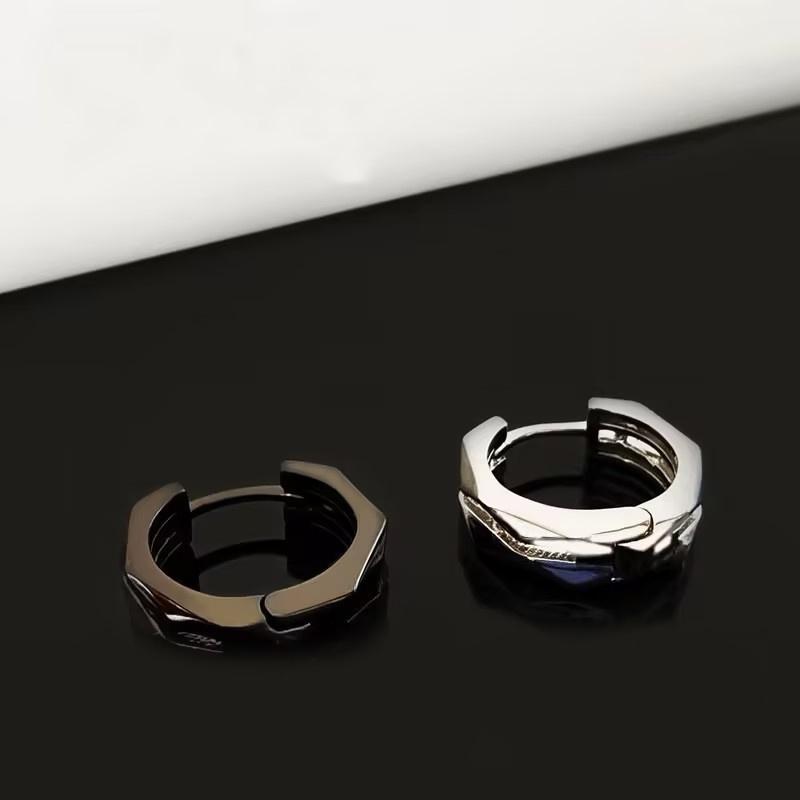 Простые геометрические серьги-кольца для мужчин, трендовые ювелирные изделия в стиле хип-хоп, подарки