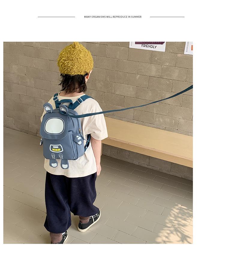 Japanese Style Anti-Lost Astronaut Schoolbag: Cute Kindergarten Backpack for Boys & Girls