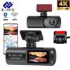 Dash Cam UHD 4K for Car Camera Night Vision With GPS WiFi 24h Parking Loop Record 4K Front and 1080P Rear Dual Lens