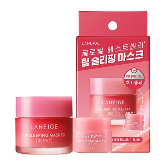 LANEIGE Ночная маска для губ 20 г, шт./специальная (выберите 1 из ягодного/грейпфрутового/яблочно-лаймового/мятного шоколада)
