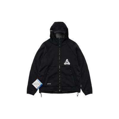 Куртка FW22 Gore-Tex Infinium Cap, черная, 3M светоотражающий логотип, однотонная, на молнии, с капюшоном, мужская куртка P23JK112