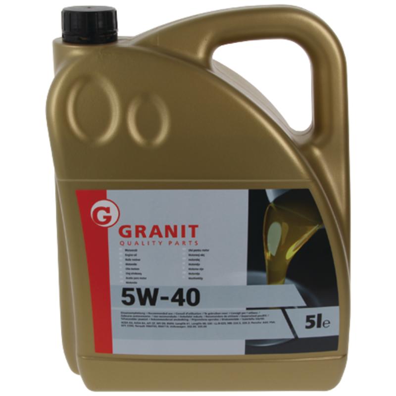 SAE 5W-40, 5 GRANIT low-friction engine oil