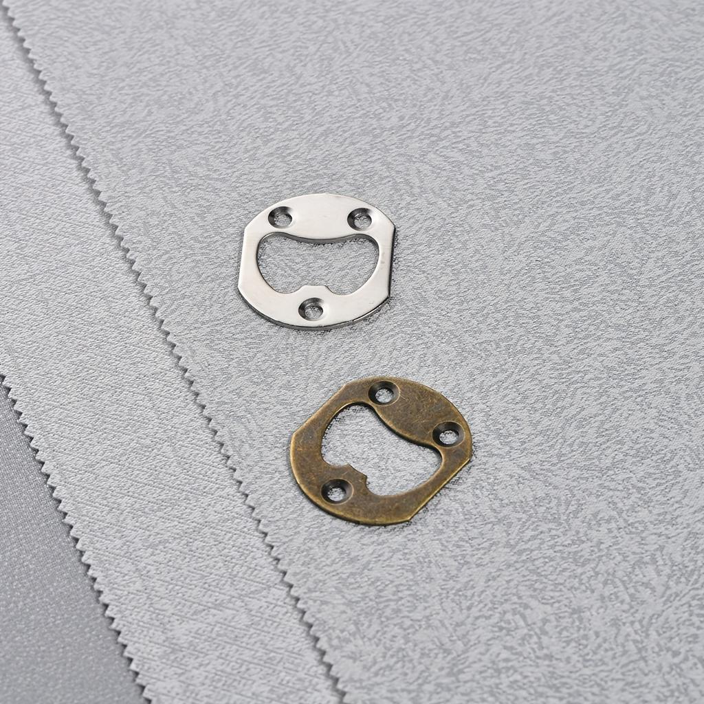 20 Pieces of Hardware New Chinese Nickel-plated Beer Bottle Opener Round Beer Opener Accessories