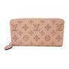 Used Zippy Wallet M82755 7940 (12564) - Current Model - Perforated Pink RFID Monogram Mahina Rose Jasmine Women's from