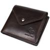 Men's Wallet with Coin Holder Made of Glossy Genuine Leather GRANDE PELLE Wallet 16807 Brown