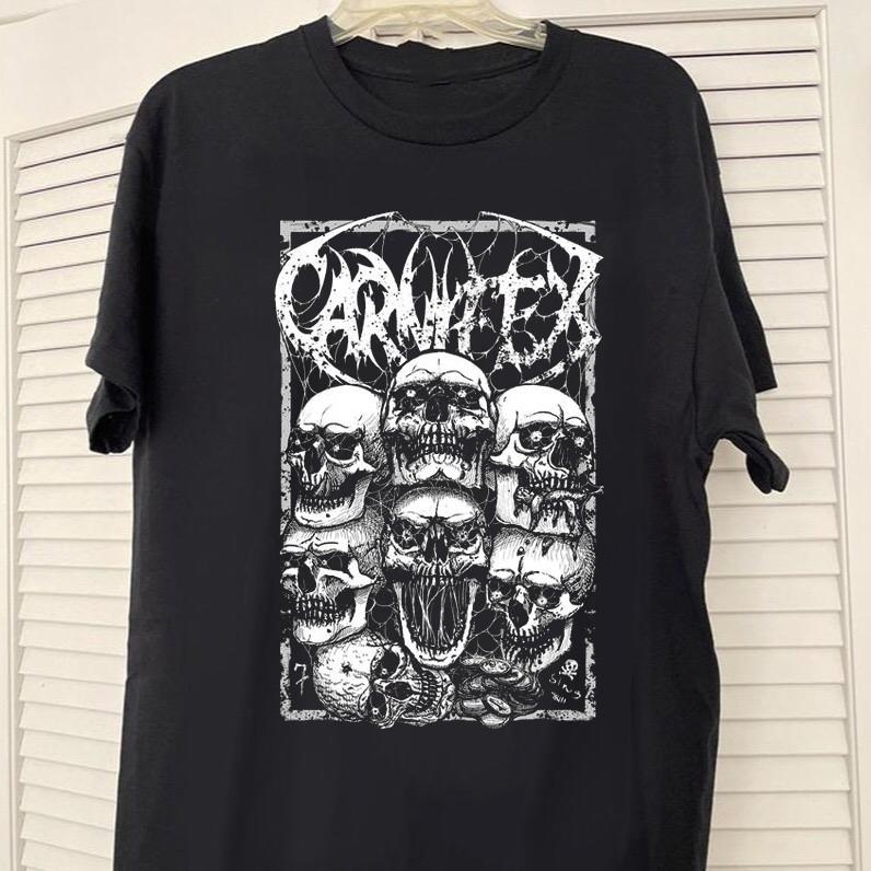 Carnifex Размер S-4XL Черная Хлопковая Футболка для Взрослых Унисекс