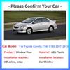 Козырек для окон Toyota Corolla E140 E150 Altis Ascent AXIO 2007~2013 Боковая защита от солнца и дождя Дефлектор вентиляционный люк Аксессуары
