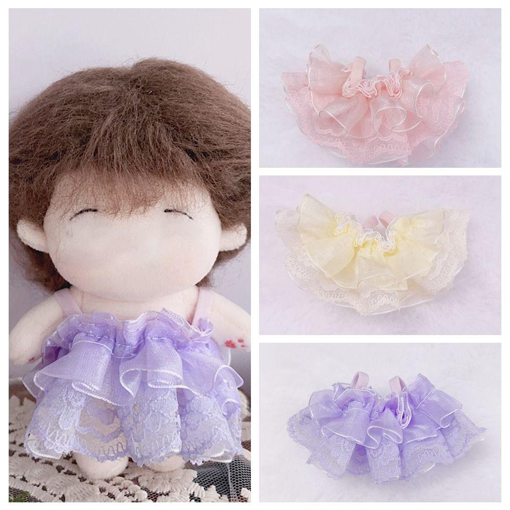 Одежда для кукол своими руками Кружевное платье-пачка Хлопковое платье для куклы Платье для куклы Платье для девочки