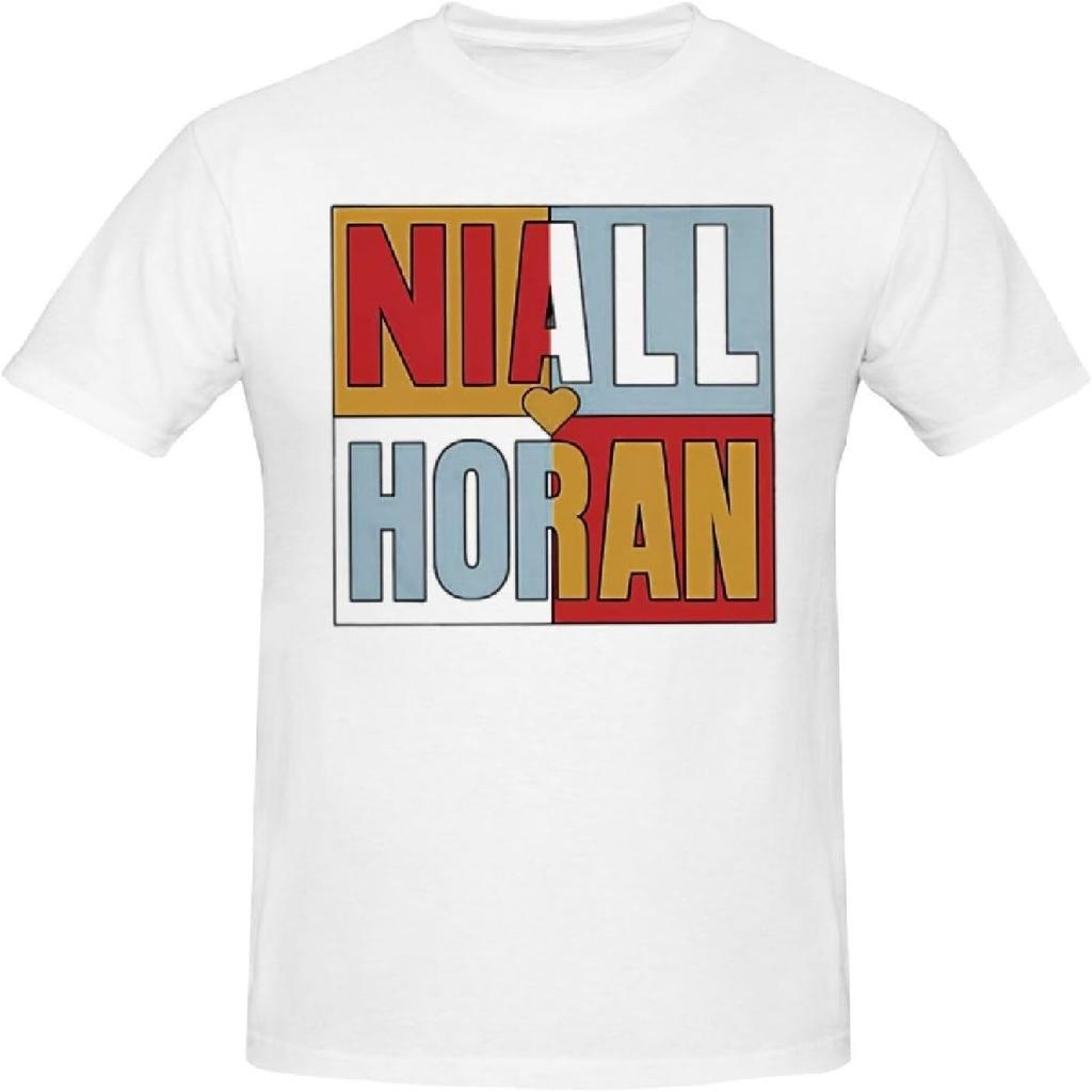 SPSNCXFN Crewneck Tshirt Niall Music Heart Horan T-Shirt Casual Men Short Sleeved Top Tee