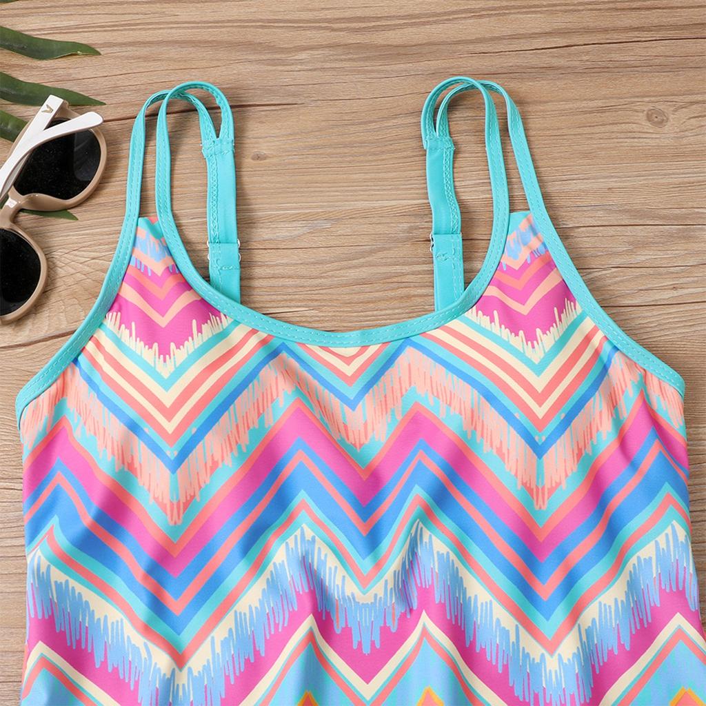 Женский сексуальный тонкий купальник с бретельками и разрезом на бретельках плюс размер купальника (Набор из двух частей)