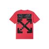 X Champion Co-Branded Hem-Destroyed Short Sleeve T-Shirt Men Tops Red OMAA029S188740502010